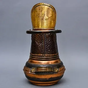 «Королевская Лилия» - Зольник - Подставка для зонтов и тростей Медь Латунь Бельгия Н - 52 cм.