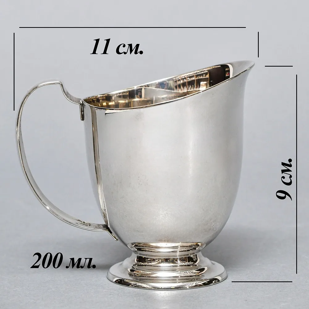 Винтажный Набор Соусников на подносе Silverplated, Англия - середина ХХ века. 