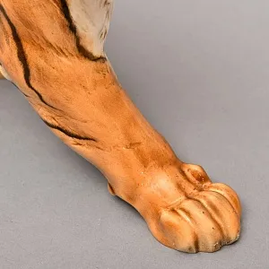 Редкость! Большая Фарфоровая статуэтка «Идущий ТИГР», Hutschenreuther Германия, 1955 - 1968 годы.