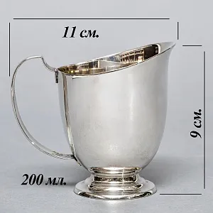 Винтажный Набор Соусников на подносе Silverplated, Англия - середина ХХ века. 