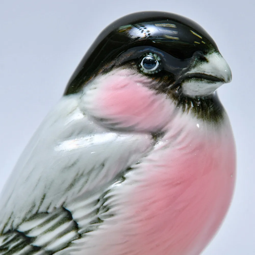 Редкость! Фарфоровая статуэтка «Снегирь», Karl Ens  Германия, 50-е годы ХХ века.