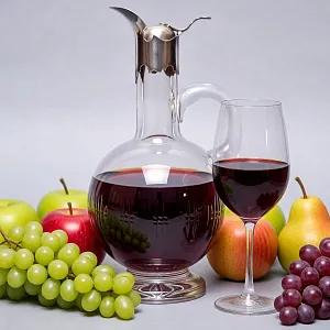 Винтажный Хрустальный ГРАФИН КУВШИН ДЕКАНТЕР, Франция середина ХХ века. 