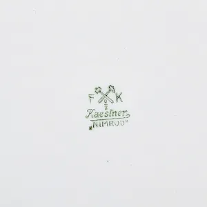 Столовый Фарфоровый сервиз «Охота» на 12 персон, Kaestner Saxonia Германия, первая половина ХХ века.