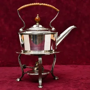 Винтажная Бульотка - Чайник - Запарник, Металл Silverplated, SHEFFIELD Англия.
