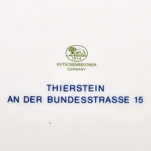 Коллекционная Фарфоровая Тарелка - Блюдо «Пейзаж с замком на горе», Hutschenreuther Германия. 