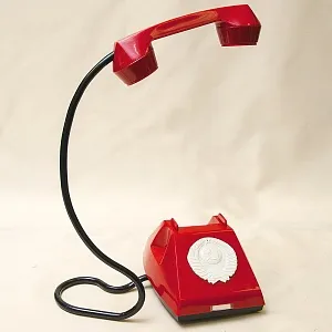 Настольная Электрическая Лампа - Светильник «Правительственный Телефон ТА-68» СССР.
