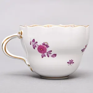 Фарфоровый Чайный Сервиз «Индийские цветы» на 6-ть персон, MEISSEN / МЕЙСЕН Германия. 