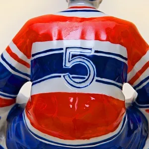 Авторская Коллекционная Фарфоровая Статуэтка «Вратарь - Хоккей - Спорт» Россия. 