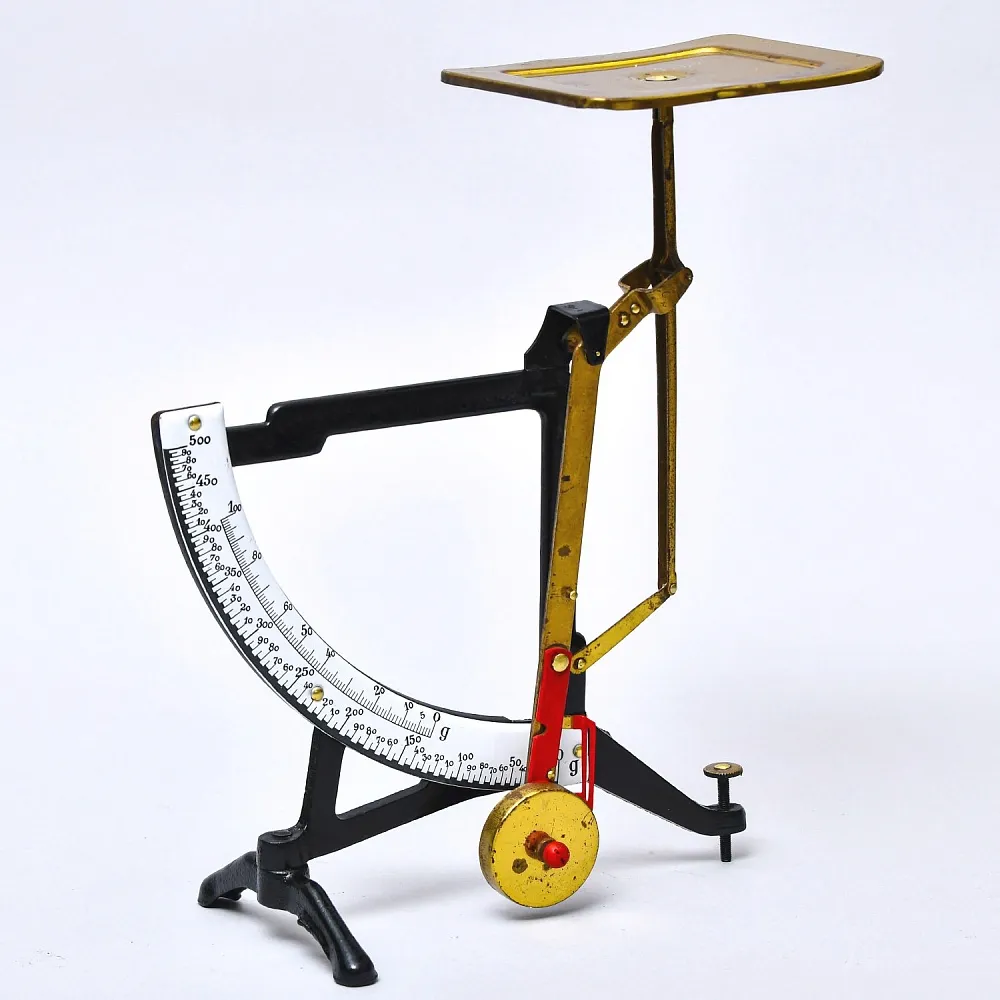 Винтажные Почтовые Механические Весы Повышенной точности до 500гр. Германия 50 гг.