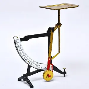 Винтажные Почтовые Механические Весы Повышенной точности до 500гр. Германия 50 гг.