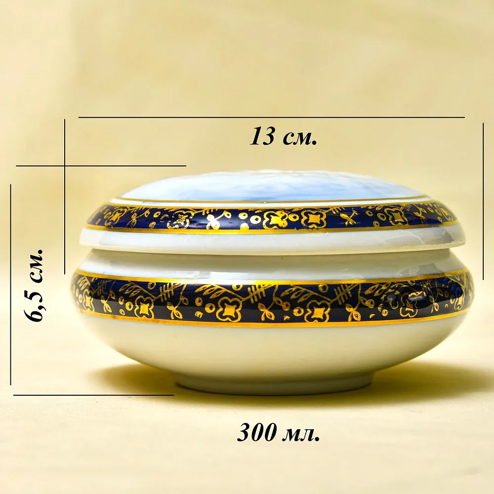 Авторская Фарфоровая Шкатулка - Бонбоньерка «Два путти», Limoges Франция 30гг.