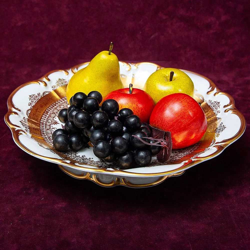 Роскошное Авторское Блюдо - Фруктовница «Дама с Кавалером» DW PORZELLAN-MANUFAKTUR.