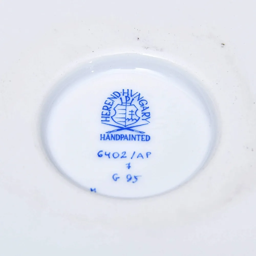 Фарфоровая Вазочка - Орешница «APPONYI PURPUR», HEREND Венгрия.