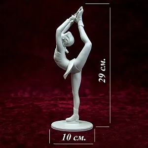 Редкая! Авторская Статуэтка «Фигуристка - Денизе Бильман», фарфор Kaiser, Германия -1979 год.