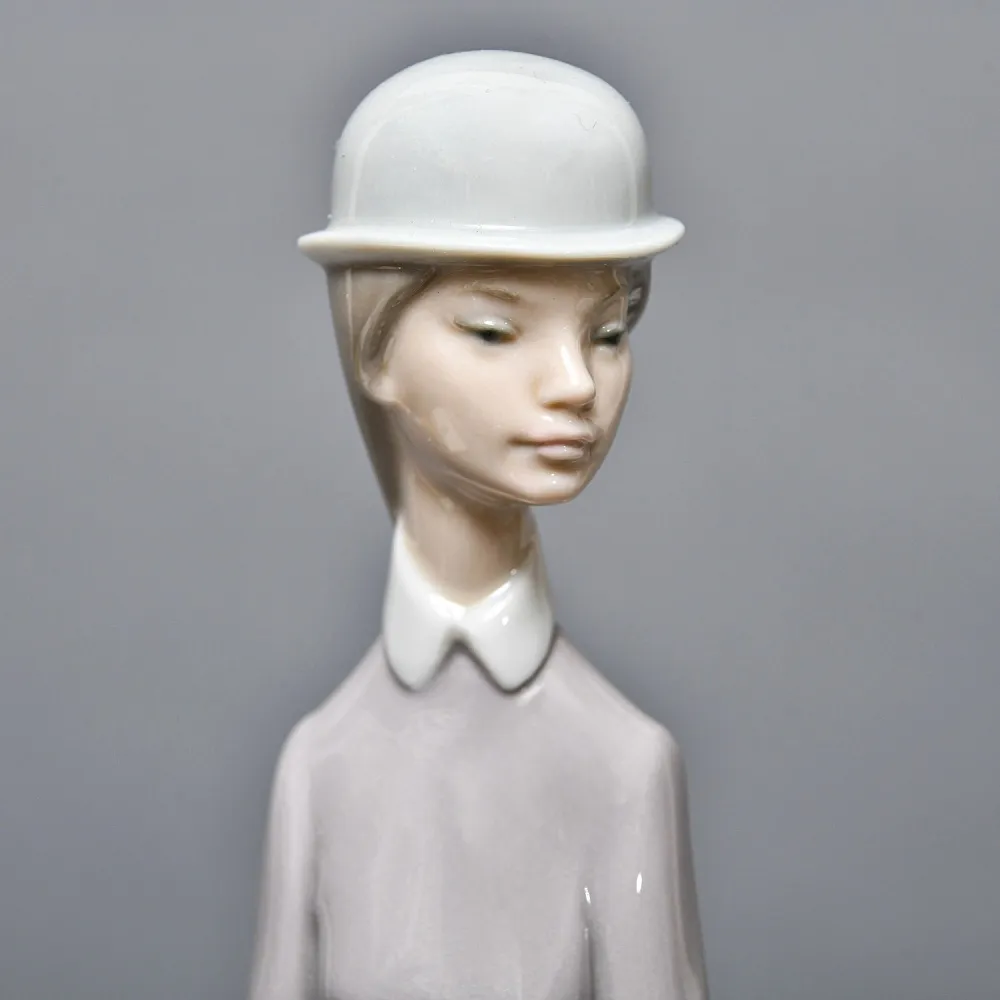 Коллекционная Фарфоровая статуэтка «Прекрасная наездница», Lladro Испания, 1984 - 1989 годы.
