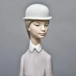 Коллекционная Фарфоровая статуэтка «Прекрасная наездница», Lladro Испания, 1984 - 1989 годы.