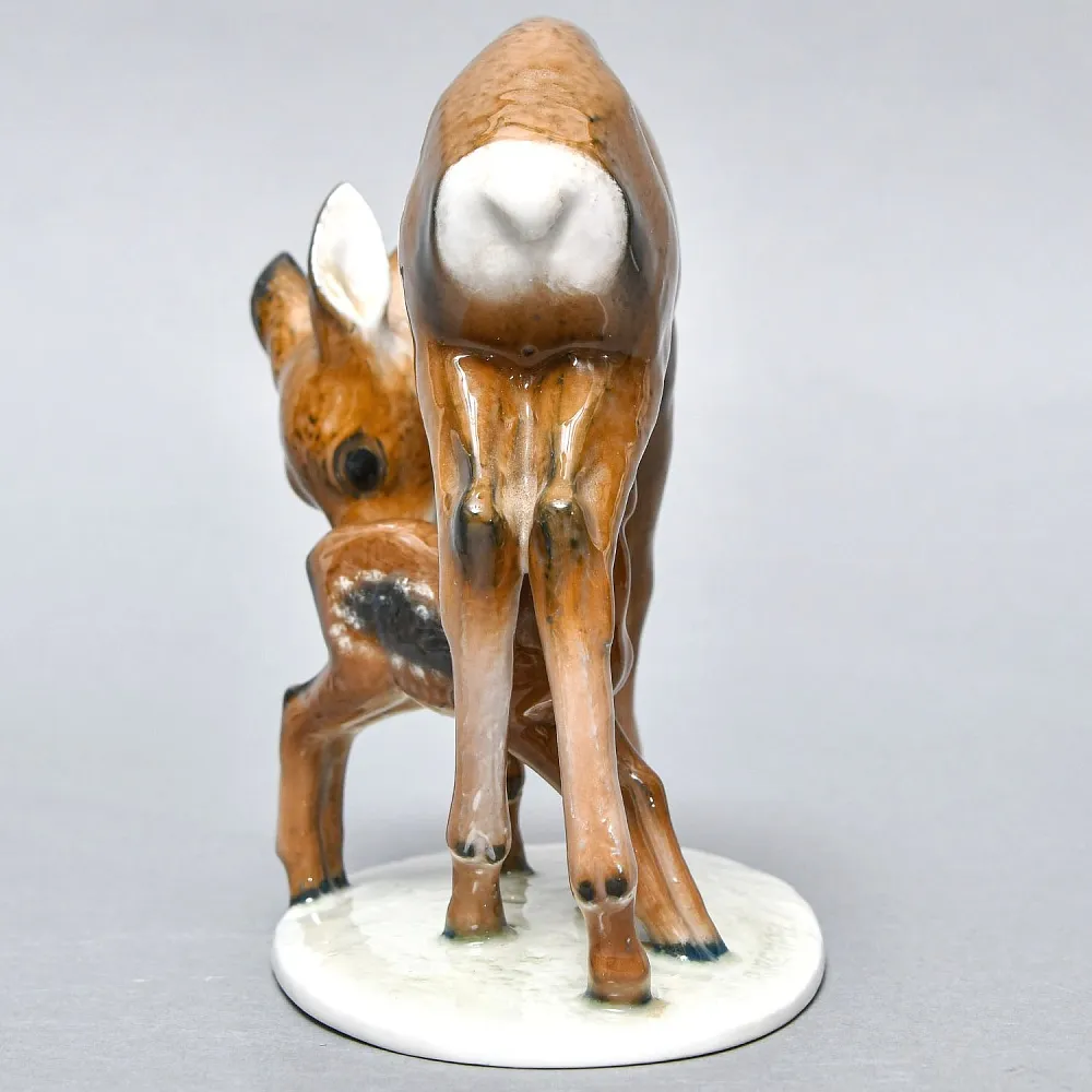 Коллекционная Фарфоровая статуэтка «Олениха и олененок», ROSENTHAL Германия -1948 год. 