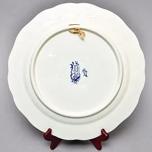 Декоративная Фарфоровая Тарелка - Блюдо «Морячка у окна. Ожидание», DELFTs - Royal Boch Бельгия.