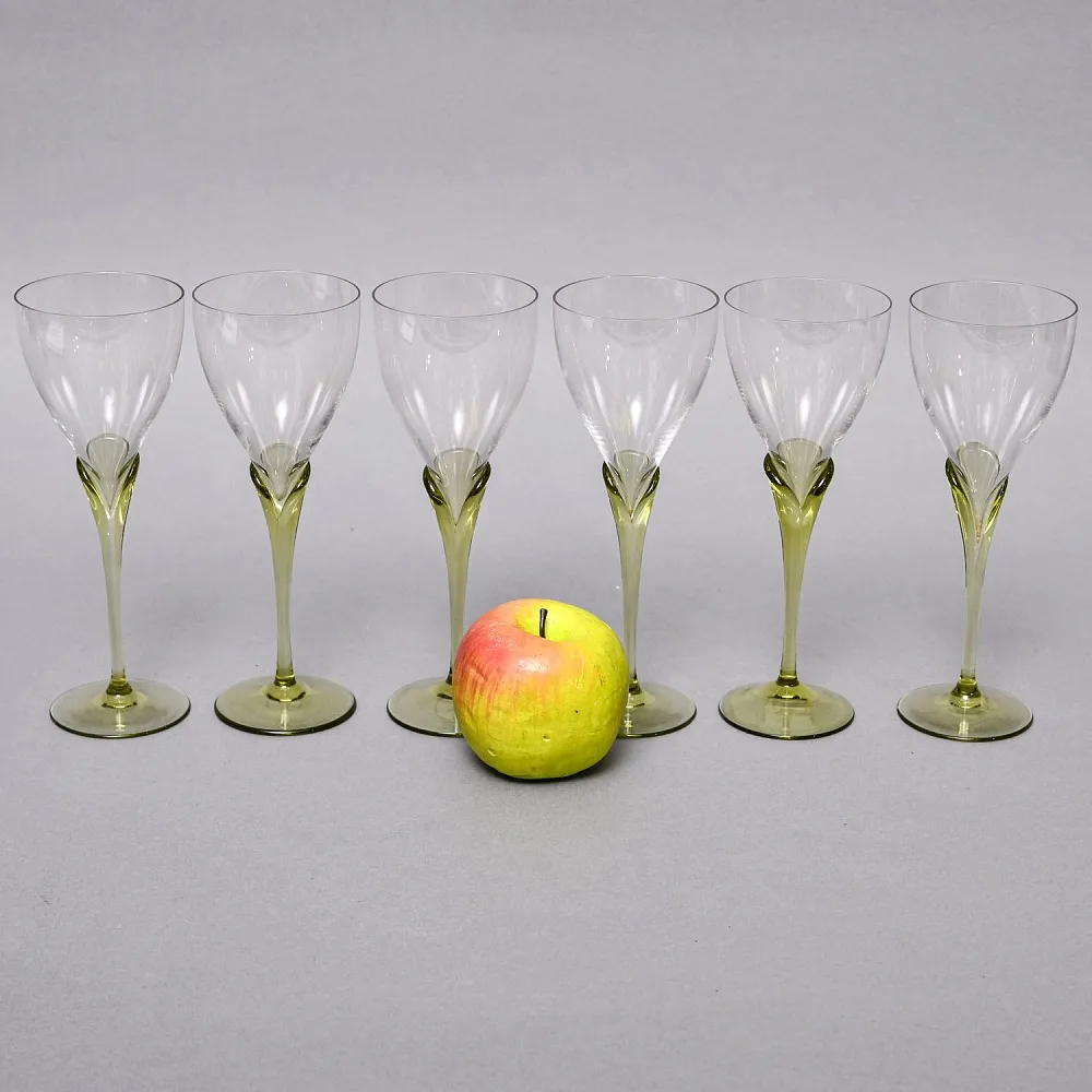 Бокалы для вина «Papyrus», Хрусталь Rosenthal Studio Line, Германия -1960 -1969 годы.