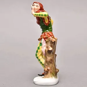 Редкая Фарфоровая статуэтка «КЛОУН В КАПЮШОНЕ», ROSENTHAL Германия, 1983 - 1991 годы. 