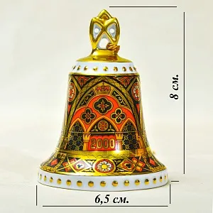 Коллекционный Фарфоровый Колокольчик «Рождество -2000 год», Hutschenreuther Германия.