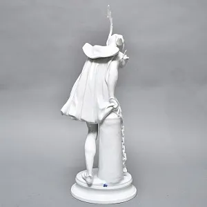  Редкая! Большая Фарфоровая статуэтка «МЕФИСТОФЕЛЬ», Scheibe-Alsbach Германия. 