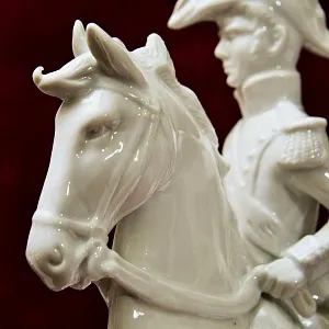 Коллекционная Статуэтка «Людовик Бонапарт на коне» Фарфор Scheibe - Alsbach Германия -1952-1972 г.