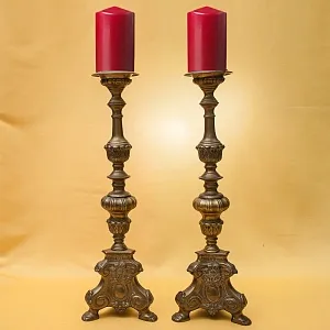  Пара Старинных Напольных Подсвечников - Шандалов, Англия первая половина ХХ век.