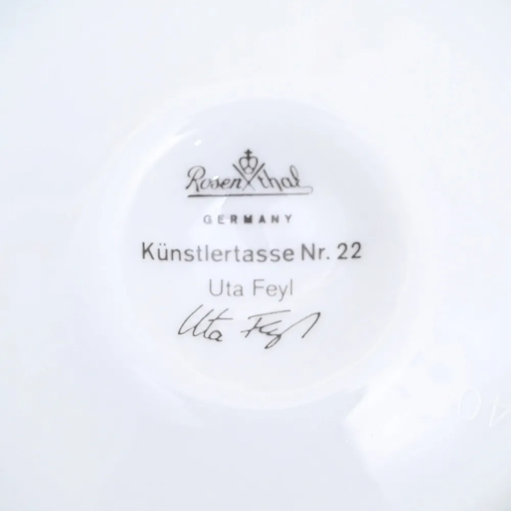 Коллекционная Авторская Чайная Пара модель nr. 22, Фарфор Rosenthal, Германия.