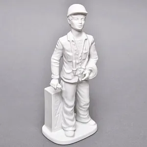 Коллекционная Фарфоровая статуэтка «Электрик», GRAFENTHAL Германия, 1985 - 1990 годы.