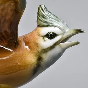 Коллекционная Фарфоровая статуэтка «Птица. Взлетающая Сойка», Hutschenreuther Германия.