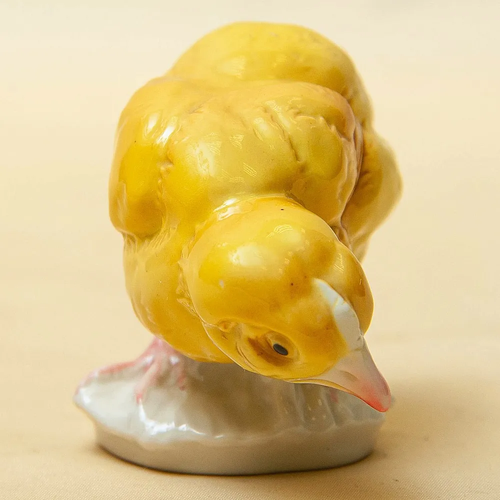 Коллекционная Фарфоровая статуэтка «Цыплёнок», Карл Энс / Karl Ens, Германия, 50-е гг.