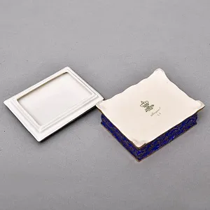 Коллекционная Фарфоровая шкатулка «Бургундия», KAISER Германия, 1956 - 1960 годы.