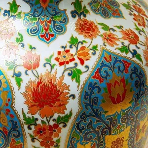 Большая Напольная Коллекционная Ваза «Wihan» фарфор KAISER Германия Н-45см.