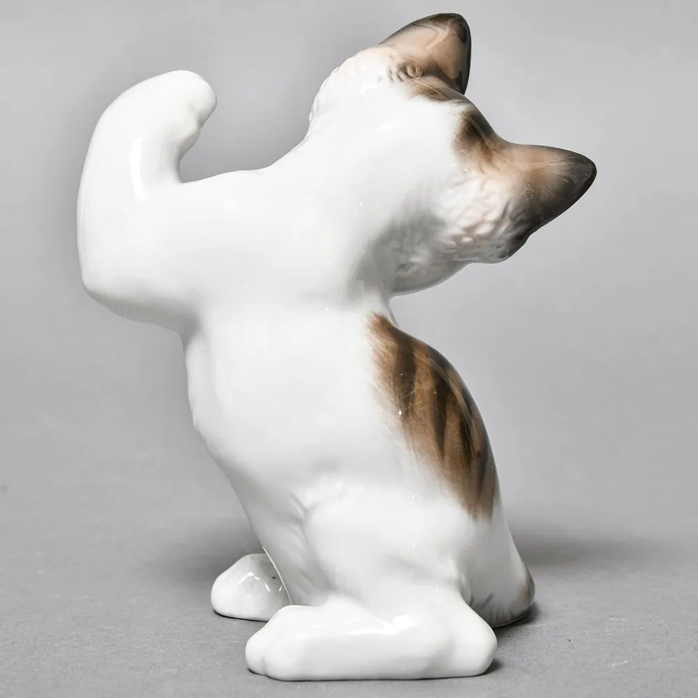  Коллекционная Фарфоровая статуэтка «Игривый Котенок», ROSENTHAL Германия - 1957 год. 