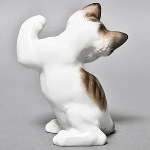  Коллекционная Фарфоровая статуэтка «Игривый Котенок», ROSENTHAL Германия - 1957 год. 