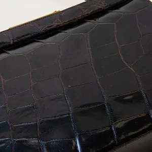 Дамская Сумка из Натуральной Крокодиловой Кожи Западная Германия 50-гг.