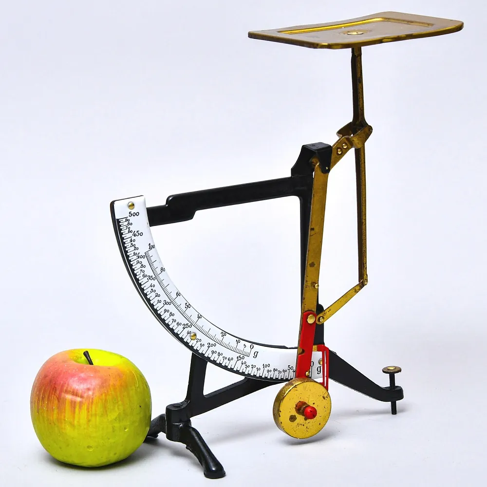 Винтажные Почтовые Механические Весы Повышенной точности до 500гр. Германия 50 гг.