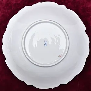 Коллекционное Сервировочное Блюдо - Тарелка, Фарфор MEISSEN, Германия -1978 год.