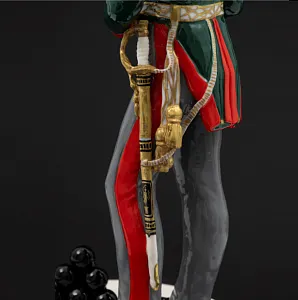 Коллекционная Авторская Статуэтка «Генералы Отечественной Войны 1812 года - Аракчеев А.А.», фарфор, Россия. 