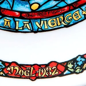 Коллекционная Тарелка - Блюдо «Благовещение» Фарфор, Henri d'Arceau-Limoge, Франция -1982 год.