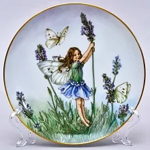 Коллекционная Тарелка «ФЕЯ ЛАВАНДЫ» Фарфор, Heinrich Villeroy&Boch Германия -80гг.