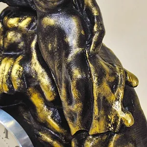 Чугунные Механические Настольные часы «Каменный Цветок», ЧЧЗ - МОЛНИЯ СССР-1967 год. 