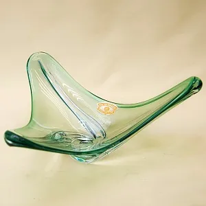 Ваза - Блюдо - Фруктовница Хрусталь VAL SAINT LAMBERT (Вал Сант Ламберт) Бельгия, конец 70-х гг.