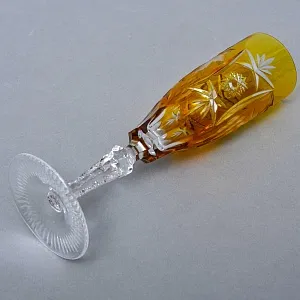 Бокалы для Шампанского из Цветного Хрусталя «Виноград», NACHTMANN Германия, 60 -е годы ХХ века.