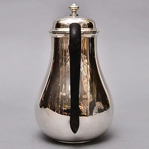 Винтажный Металлический Кофейник - Кувшин на 1,3 л., Silverplated, Boulenger Франция, 50-е гг. 