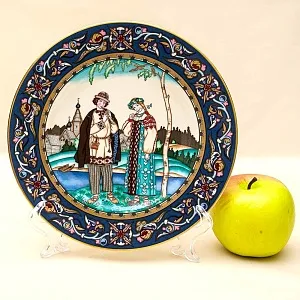 Коллекционная Тарелка «Русские Сказки» - «Снегурочка» Фарфор, Villeroy&Boch Германия -1990 год.