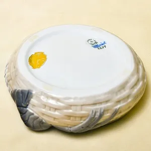 Фарфоровая Пепельница - Визитница - Мелочевница «РАК», Royal Copenhagen Дания, 1959 год.