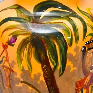 Редкие!!! Большие Антикварные Парные Вазы «Персидские мотивы», Франция VIEUX PARIS.