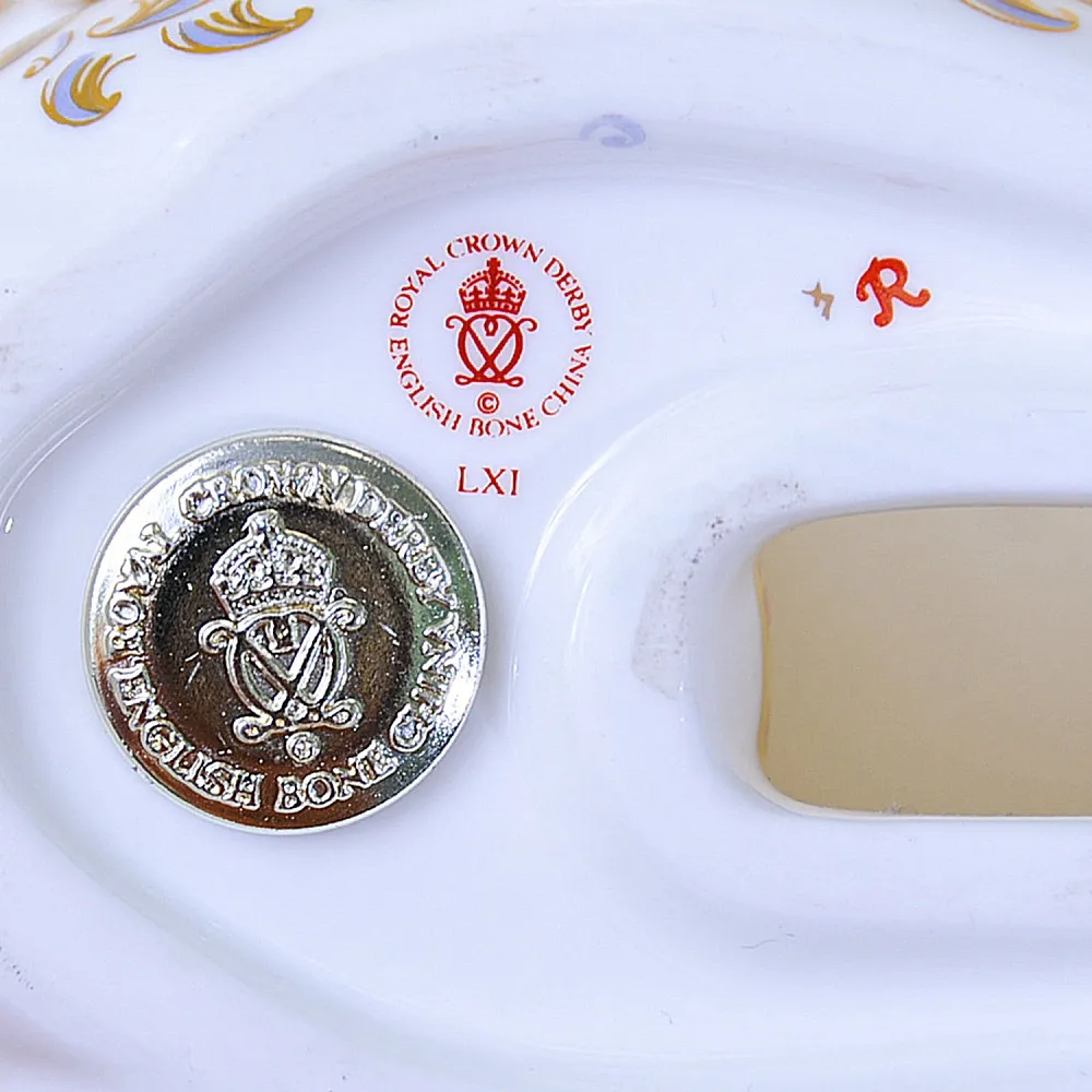 Коллекционное Пресс - Папье, Фарфоровая Статуэтка «МЕДВЕЖОНОК ТЕДДИ», Royal Crown Derby, Англия.